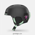 FXR244374 Giro Heren richel helm matzwarte gespleten fonteinberg