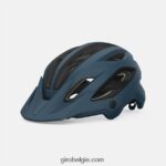 FXR244474 Giro uniseks verdienen bolvormige helm mat havenblauw