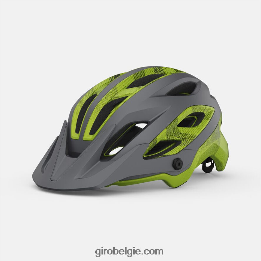 FXR244475 Giro uniseks verdienen bolvormige helm mat metallic zwart/ano lime - Image 1