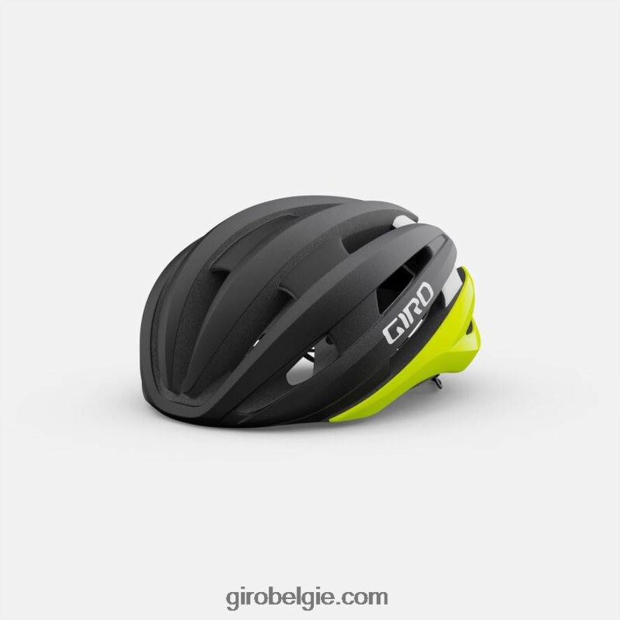 FXR244481 Giro uniseks synthe mips ii helm mat zwart/highlight geel - Image 1