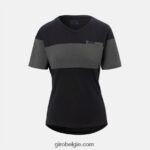 FXR244503 Giro vrouwen rit trui zwart/houtskool