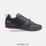 FXR244509 Giro vrouwen tracker veterschoen zwart/throwback paars
