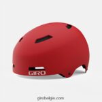 FXR244568 Giro uniseks kwart helm matte rand rood