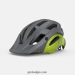 FXR244587 Giro uniseks manifest bolvormige helm mat metallic zwart/ano lime