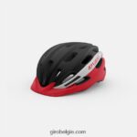 FXR244608 Giro uniseks registreer mips helm mat zwart/rood