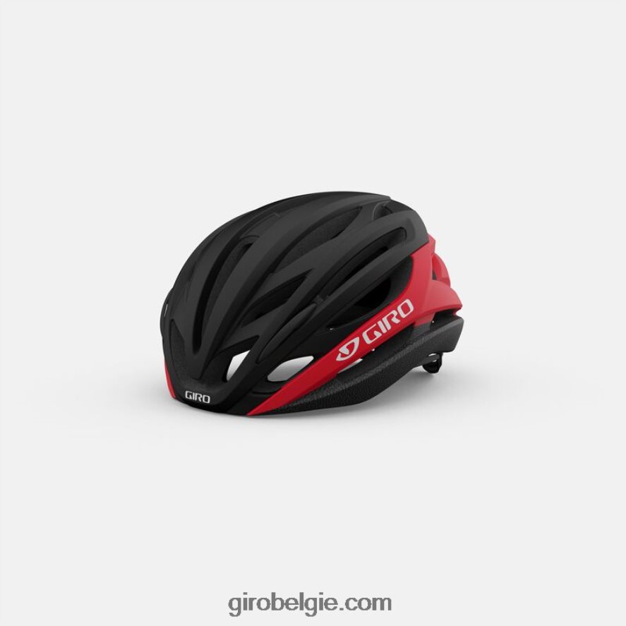 fxr244616_giro_uniseks_syntaxis_mips_helm_mat_zwart_fel_rood.jpg FXR244616 Giro uniseks syntaxis mips-helm mat zwart/fel rood - Image 1