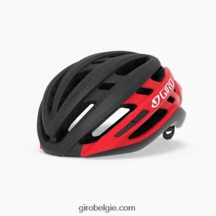 FXR244636 Giro uniseks agilis mips helm mat zwart/fel rood