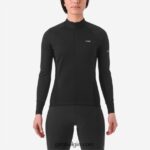 FXR244684 Giro vrouwen chrono pro windbloc jersey zwart