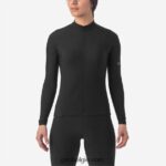 FXR244697 Giro vrouwen chrono thermische ls jersey zwart