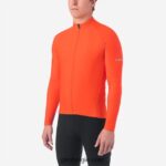 FXR244707 Giro Heren chrono thermische ls jersey vermiljoen - Image 2