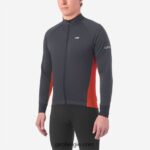 FXR244715 Giro Heren chrono pro windbloc jersey vermiljoen - Image 2