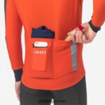 FXR244715 Giro Heren chrono pro windbloc jersey vermiljoen - Image 4
