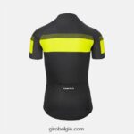 FXR244723 Giro Heren chrono sportshirt zwart/highlight geel sprint - Image 2