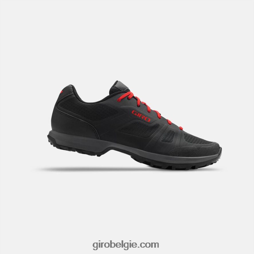 fxr24472_giro_heren_meter_schoen_zwart_helder_rood.jpg FXR24472 Giro Heren meter schoen zwart/helder rood - Image 1