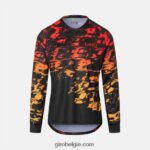 FXR244733 Giro Heren ruige ls jersey zwarte hyperglitch