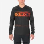 FXR244735 Giro Heren ruige ls jersey zwart/rood hypnotiserend