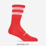FXR244791 Giro uniseks comp racer hoge sok fel rood