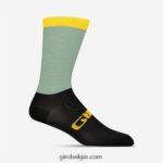 FXR244793 Giro uniseks comp racer hoge sok grijsgroene sardine