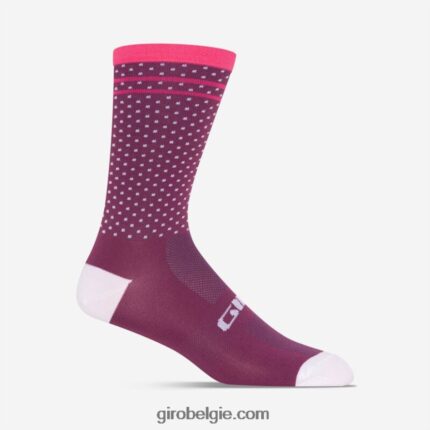 FXR244799 Giro uniseks comp racer hoge sok egel/roze straat