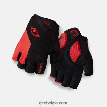 FXR244827 Giro Heren Strade dure supergel handschoen zwart/helder rood