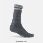 FXR244898 Giro uniseks wintersok van merinowol houtskool grijs