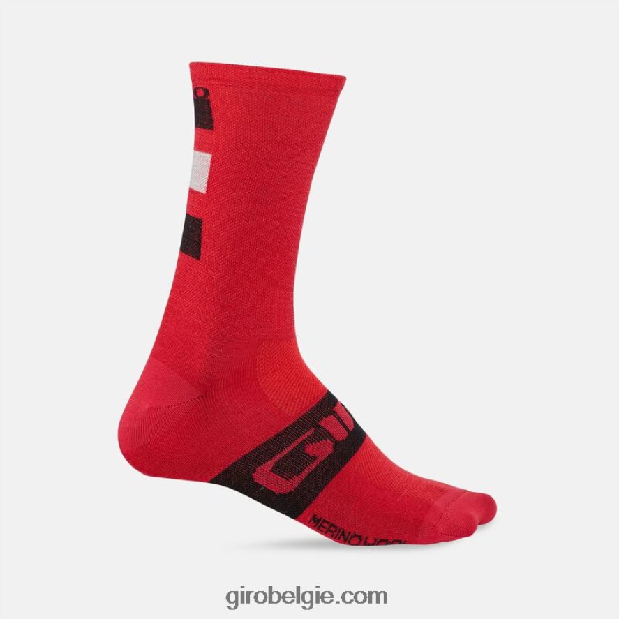 fxr244903_giro_uniseks_seizoensgebonden_sok_van_merinowol_donkerrood_zwart_grijs.jpg FXR244903 Giro uniseks seizoensgebonden sok van merinowol donkerrood/zwart/grijs - Image 1
