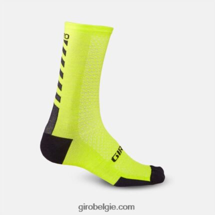 FXR244911 Giro uniseks hrc+ merino wollen sok helder lime/zwart