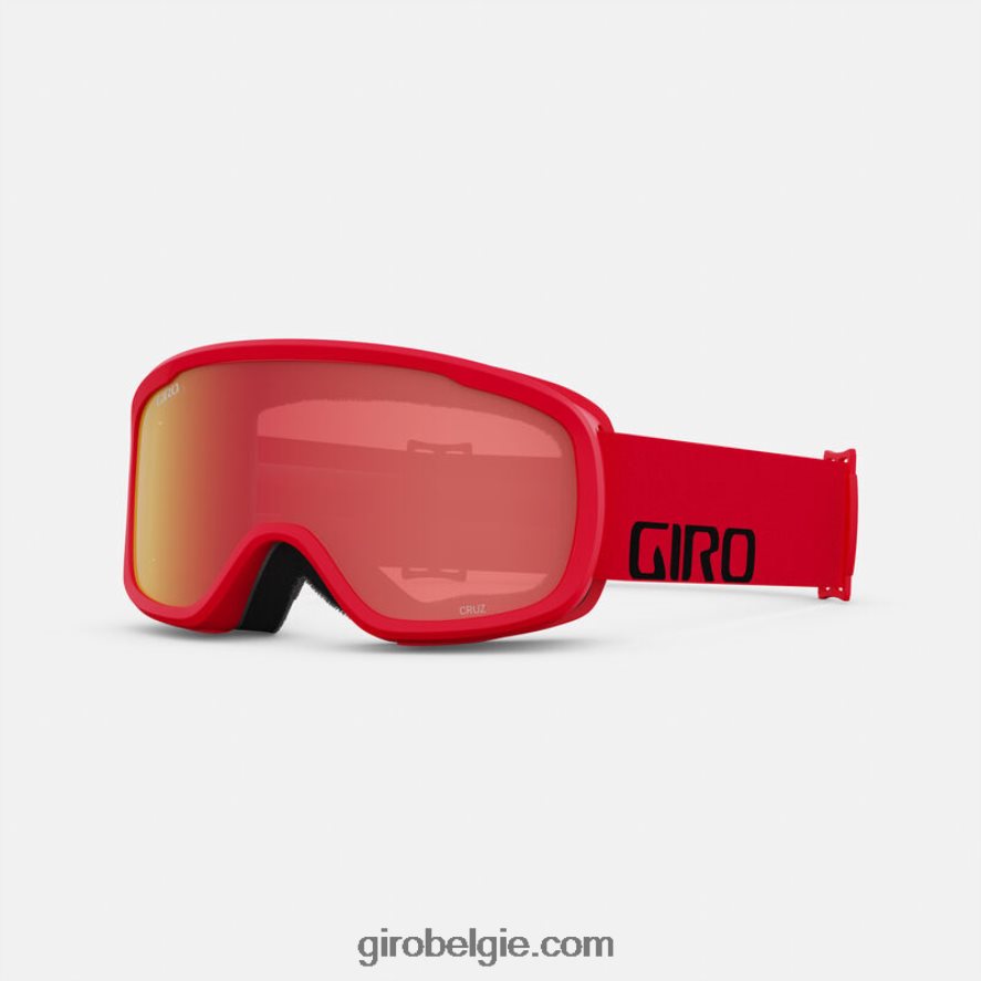 fxr244928_giro_uniseks_cruz_aziatische_bril_rood_woordmerk.jpg FXR244928 Giro uniseks cruz aziatische bril rood woordmerk - Image 1