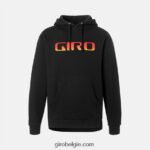 FXR244965 Giro uniseks logo-hoodie zwarte hyperglitch