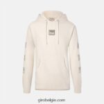 FXR244966 Giro uniseks logo-hoodie crème avonturenraster