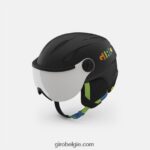 FXR2441024 Giro kinderen buzz mips helm matzwart/feestblokken - Image 2