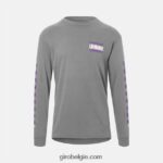 FXR2441034 Giro Heren T-shirt - lange mouw grinduro grijs
