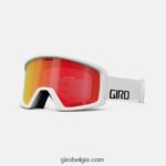 FXR2441081 Giro Heren blok bril wit woordmerk