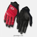 FXR2441088 Giro uniseks xen handschoen donkerrood/zwart/grijs