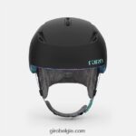 FXR2441144 Giro vrouwen envi bolvormige helm mat zwarte chroma stip - Image 3