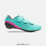 FXR2441190 Giro vrouwen stylus schoen schreeuwend groenblauw/neon roze
