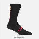 FXR244189 Giro uniseks seizoensgebonden sok van merinowol zwarte hyperglitch