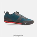FXR244249 Giro Heren tracker-schoen havenblauw/felrood