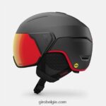 FXR244306 Giro Heren baan sferische helm mat grafiet/rood