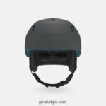 FXR244350 Giro Heren raster bolvormige helm matte houtskool pow - Image 3