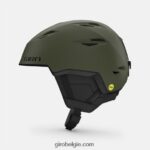 FXR244355 Giro Heren raster bolvormige helm mat trailgroen