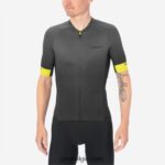 FXR244440 Giro Heren chrono pro jersey overgang zwart/houtskool
