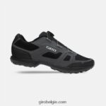 FXR24487 Giro Heren maat boa schoen donkere schaduw/zwart